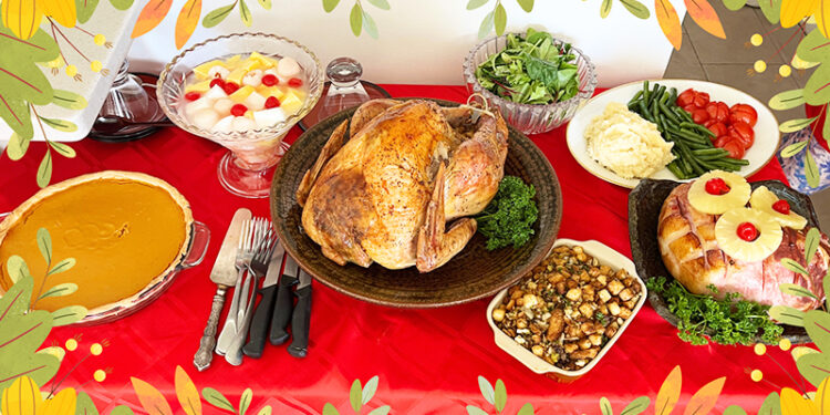 サンクスギビングはホームパーティでごちそう